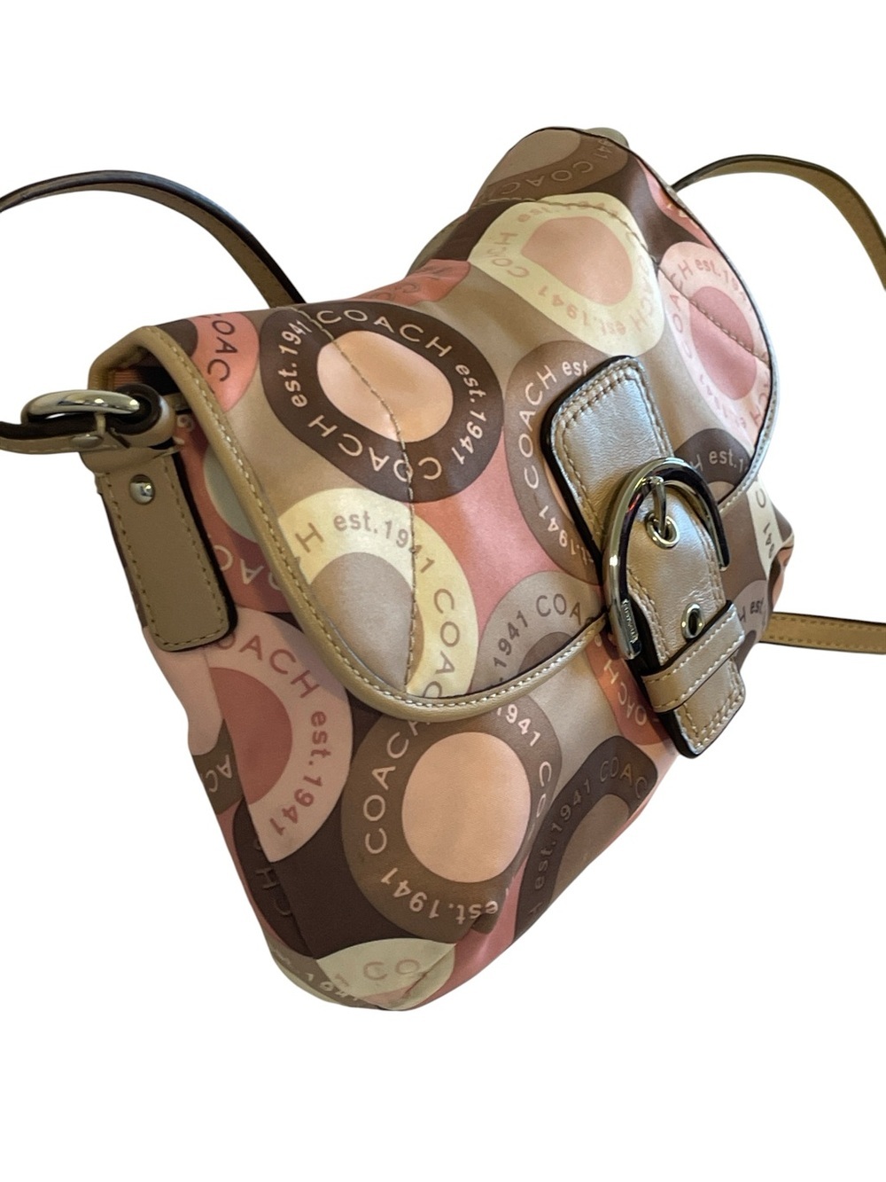Vintage Coach Soho Snaphead Flap Mini Crossbody Bag - Picture 6 of 16